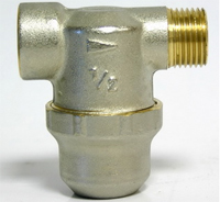 Temperature and filtering collector valve
